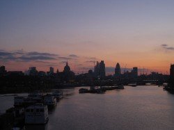 London im Morgengrauen - kurz nach 6 Uhr