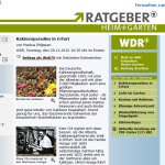 ARD Ratgeber Garten und Heim - Thema Kakteen - bei Kakteen-Haage