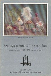Kakteen-Haage Katalog 1928