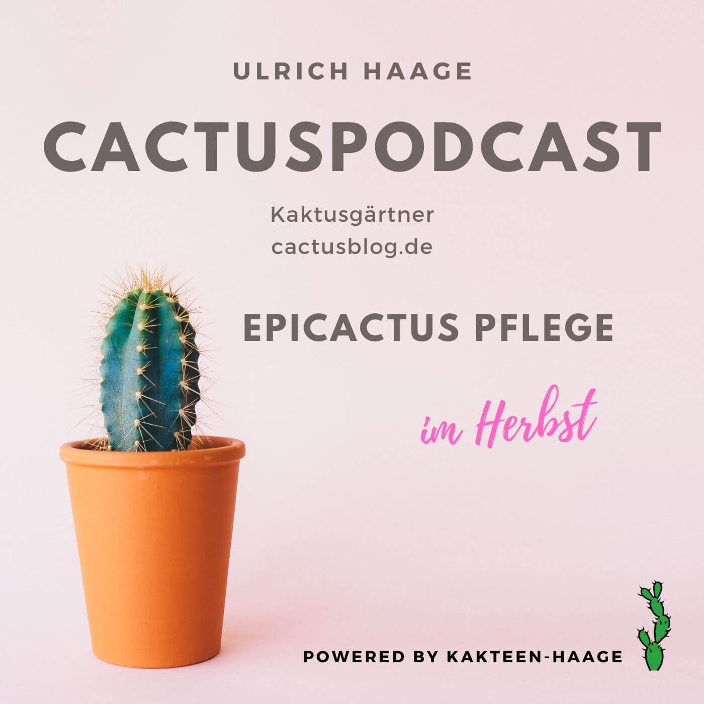 CactusPodcast - 032 Kakteenpflege - Epicactus - Blattkakteen Pflege im Herbst auf der BUGA Erfurt 2021