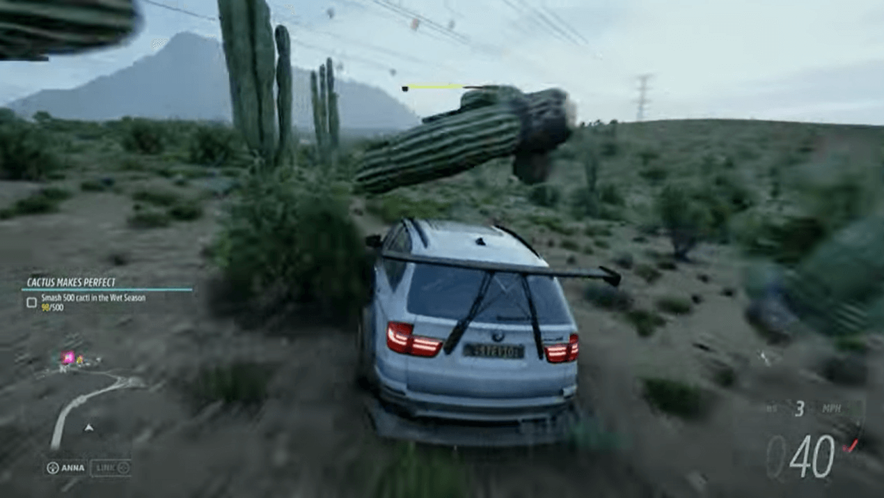 Forza Horizon 5 - smashing Kaktus - Kakteen mit dem Auto umhauen